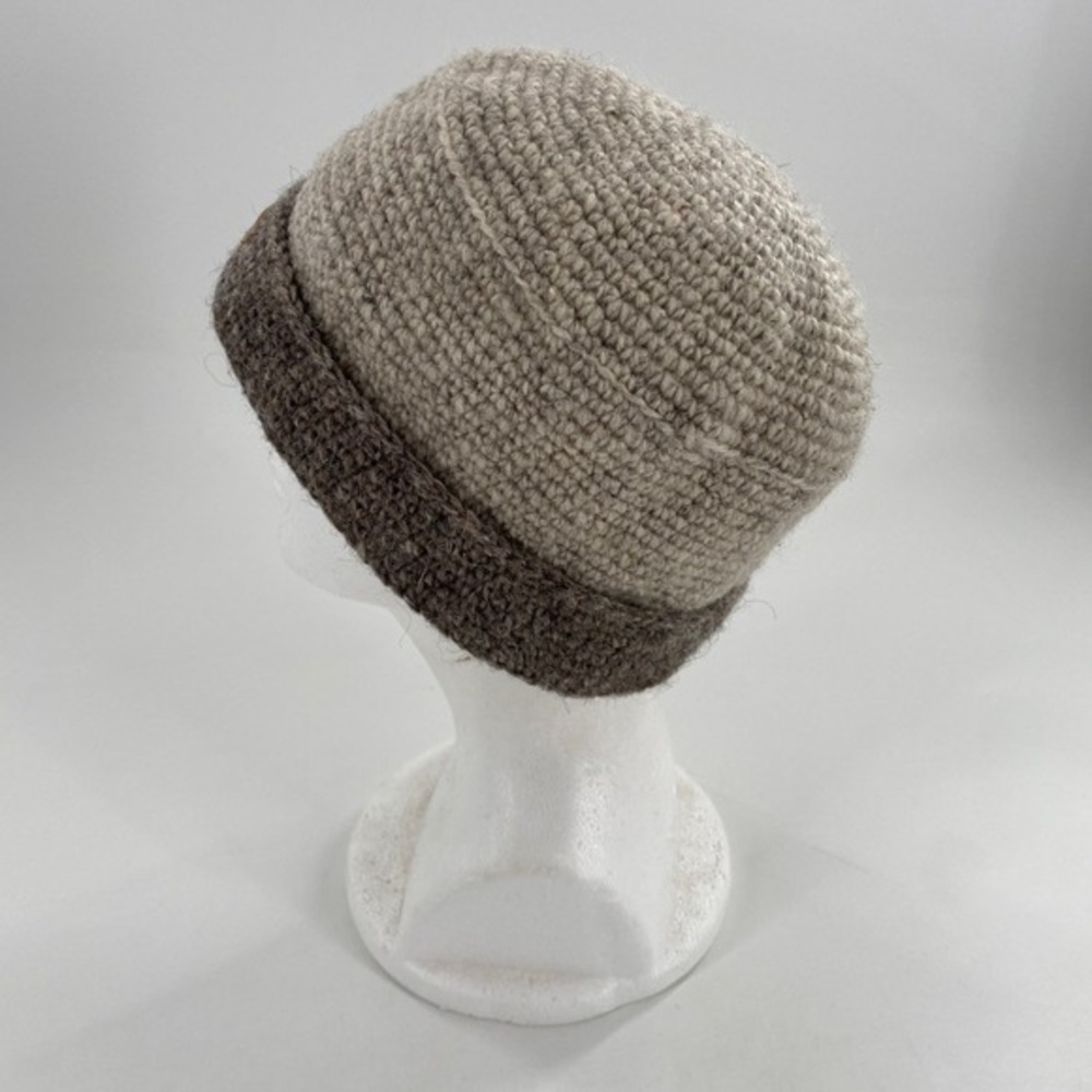 Everest Designs Womens Knit Beanie Hat Tan‎ Brown Lined Winter - Picture 6 of 9